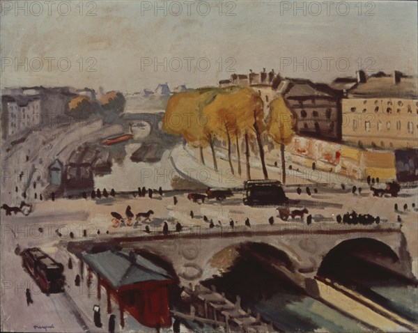 Marquet, Le Pont Saint-Michel et le quai des Grands Augustins