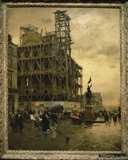 De Nittis, La place des Pyramides