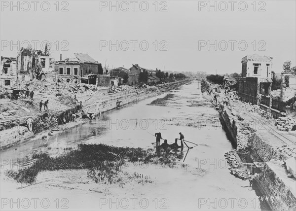 Le Canal Saint-Quentin pendant la 1ère Guerre Mondiale