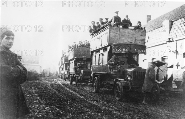 Première bataille d'Ypres en 1914