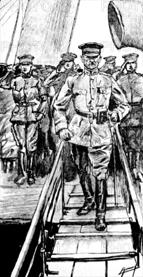 General Pershing arrives in France 14th June 1917