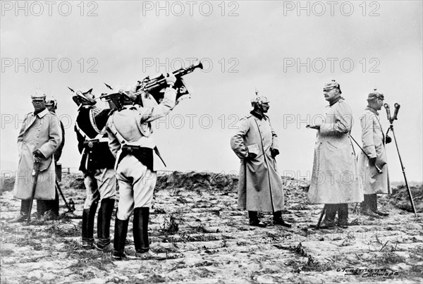 Une manoeuvre du Kaiser en 1913