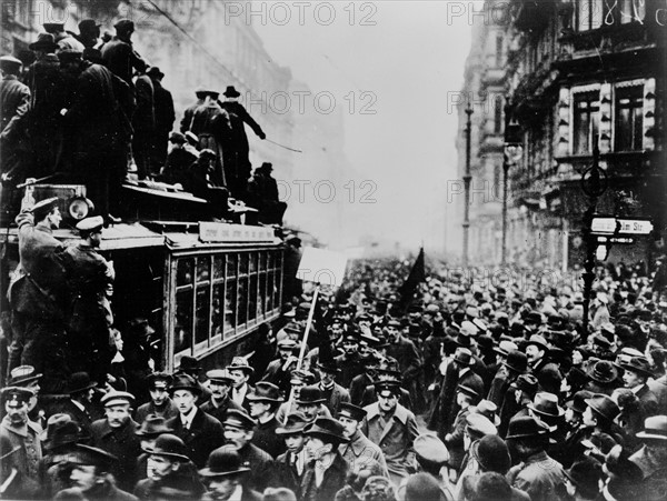 German Revolution. The Spartacists, November 1918