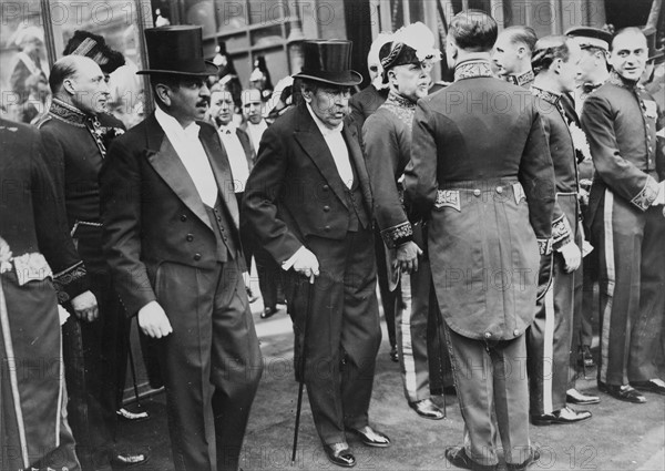 Aristide Briand and Pierre Laval at the Elysee Palace