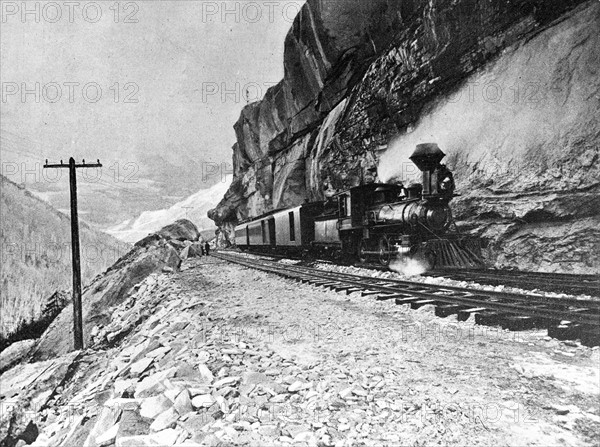 Route qui mène à la région du Klondike