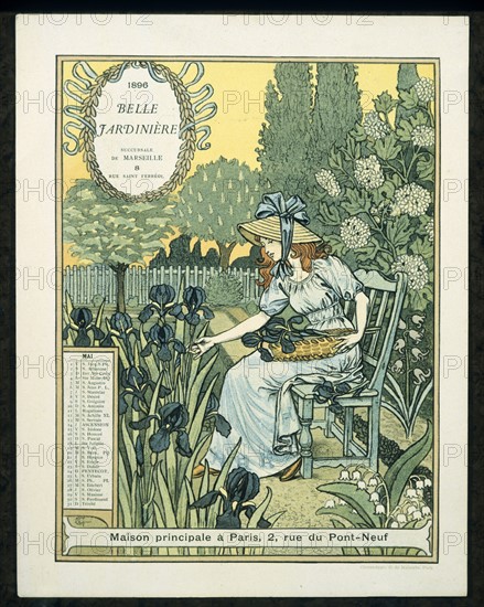 Grasset, Calendrier de l'année 1896