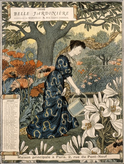 Grasset, Calendrier de l'année 1896