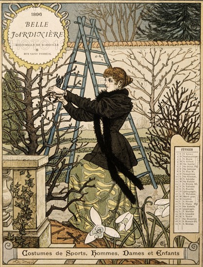 Grasset, Calendrier de l'année 1896