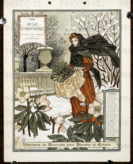 Grasset, Calendar of the year 1896