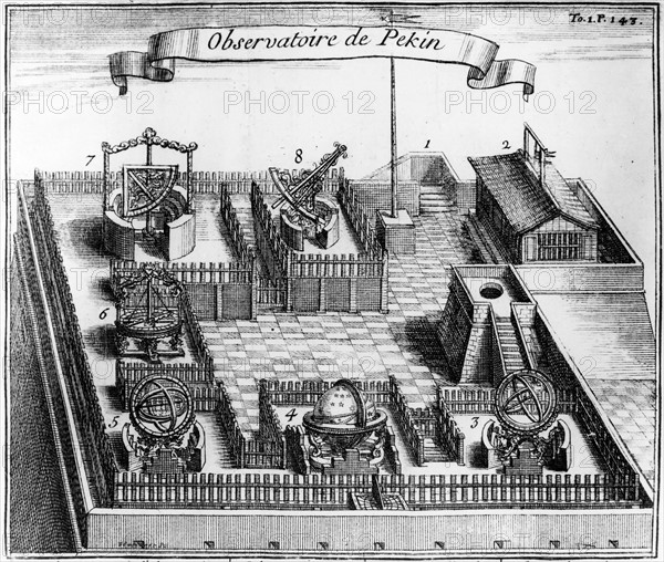 The observatory in Beijing in 1696