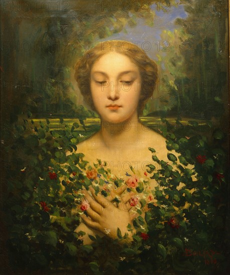 Boulard, Femme aux fleurs
