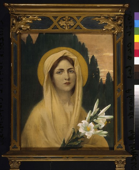 Sonrel, Female Saint with lilies