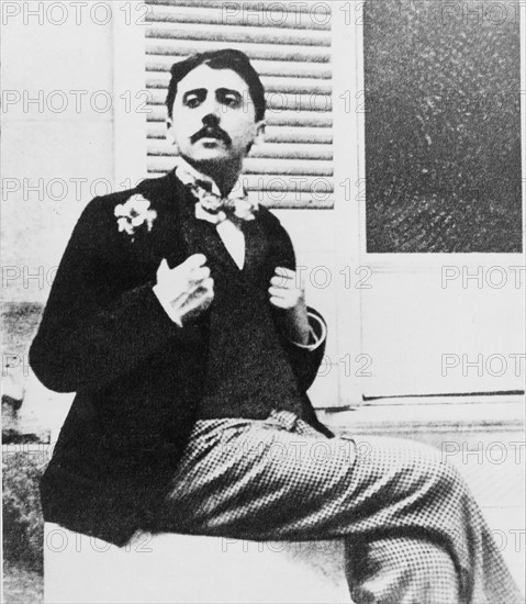 Marcel Proust in the garden of Reynaldo Hahn