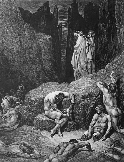 Doré, Illustration pour la Divine Comédie de Dante