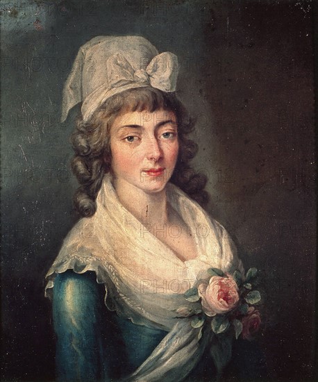 Anonyme, Portrait of Madame Roland