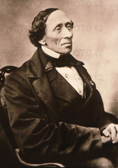 Portrait of Hans Christian Andersen