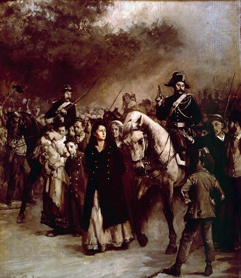 Girardet, L'arrestation de Louise Michel le 24 mai 1871