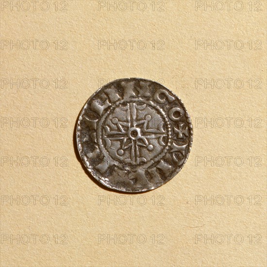 Verso of a silver denier from William the Conqueror