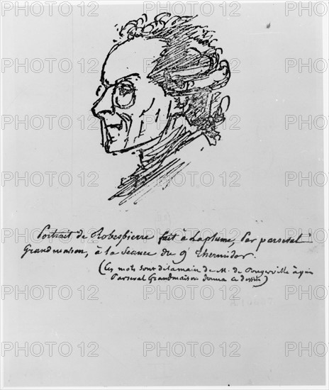 Parseval-Grandmaison, Portrait de Robespierre