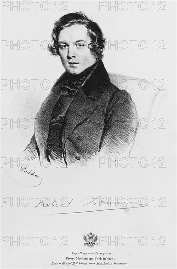 Portrait of Robert Schumann