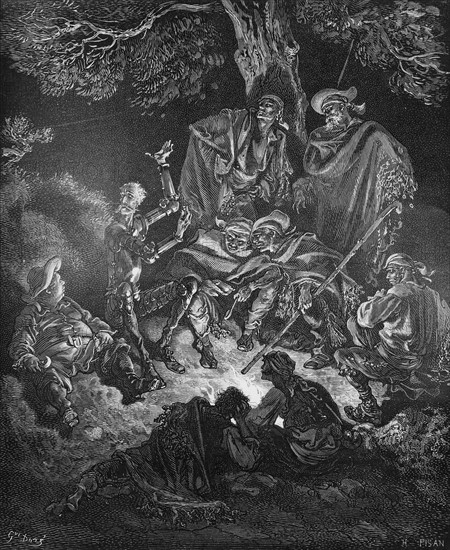 Doré, Illustration for the Don Quixote by Miguel de Cervantés