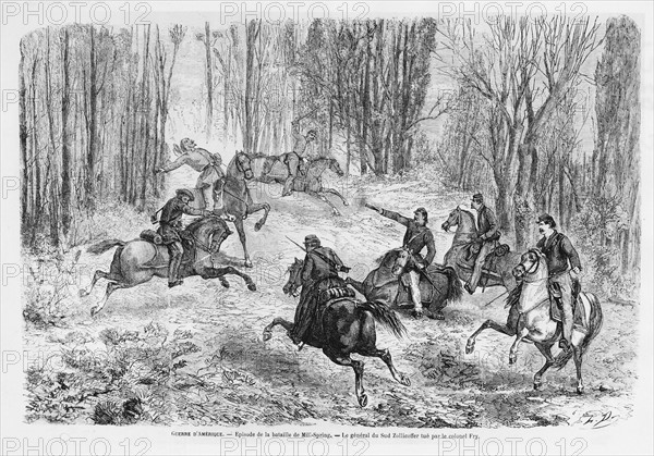 Death of Confederate General Felix Zollicoffer