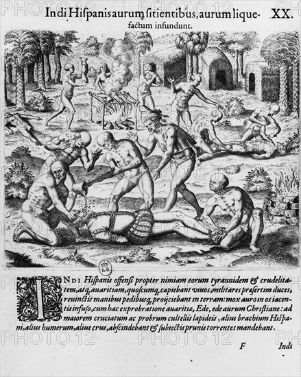 Agua Dulce people mutilating their enemies