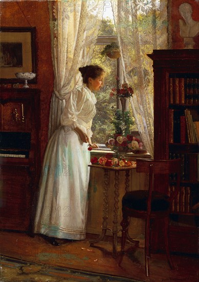 Vermehren, Woman by a window