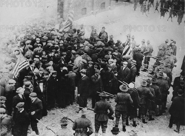 Grèves dans le Massachussetts en 1912