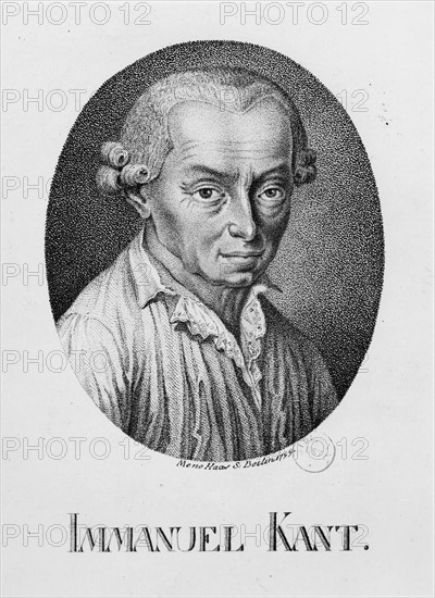 Haas, Portrait d'Emmanuel Kant