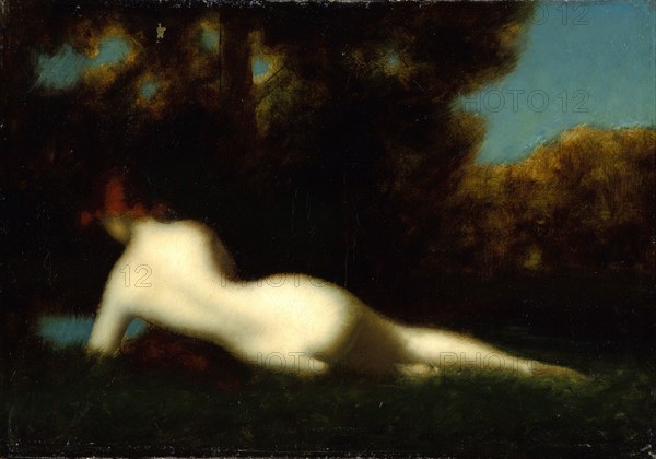After Henner, Nude in the woods