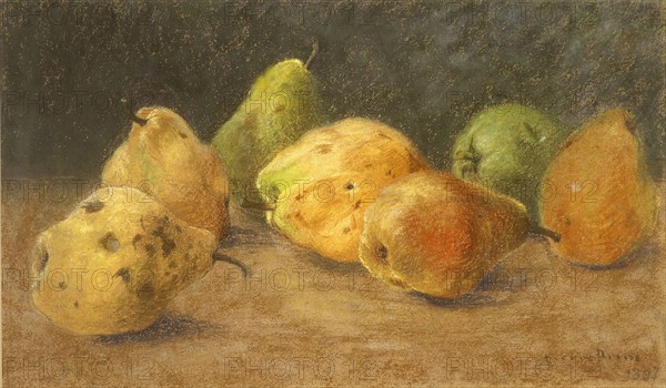 Prins, Still life with pears