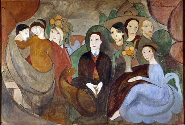 Laurencin, Apollinaire et ses amis