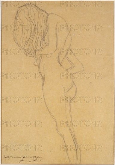 Klimt, Study of a female nude