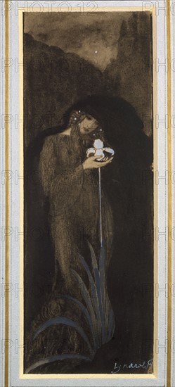 Marold, Femme à l'iris