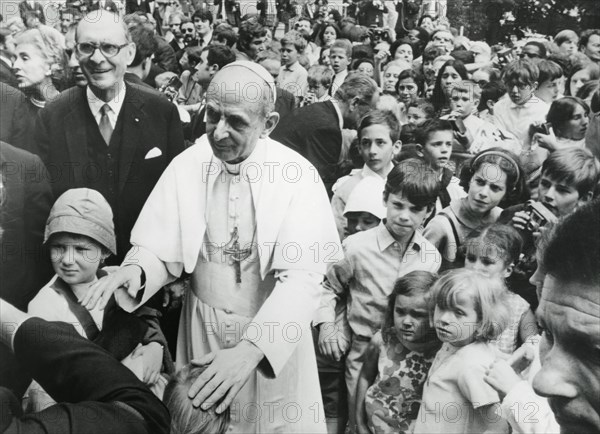 Visite de Paul VI en Suisse en 1969