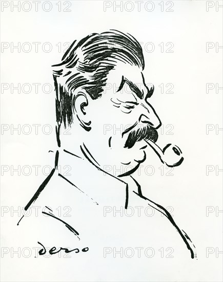 Caricature of Joseph Stalin