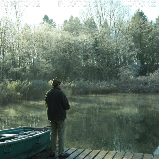 Solitary fisherman