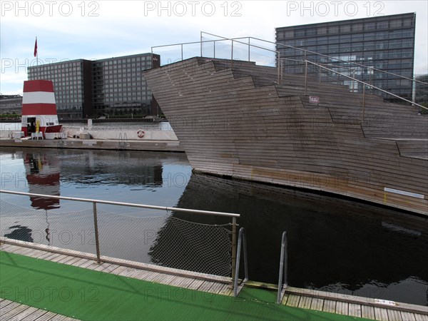 Swimming pond on the canal of Copenhagen