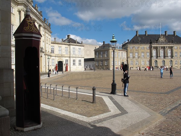 Amalienborg Palace in Copenhagen