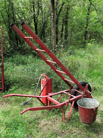 Fire wheelbarrow