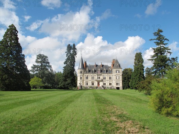 Castle of Boisrenault in Buzancais