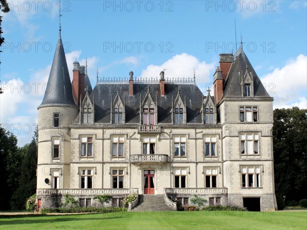 Castle of Boisrenault in Buzancais