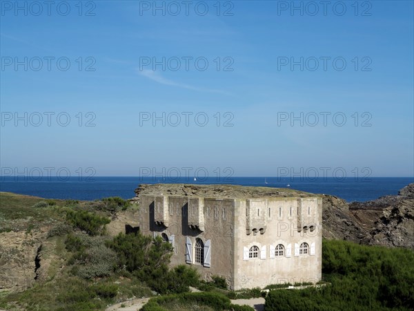 The Fort of Sarah Bernhardt in Belle-Ile, Brittany (Bretagne)