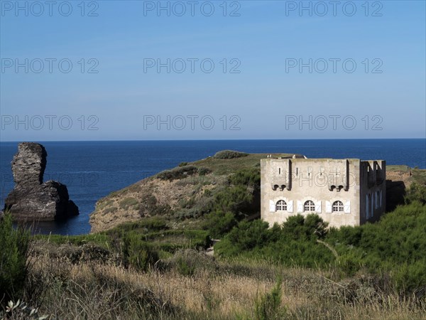 The Fort of Sarah Bernhardt in Belle-Ile, Brittany (Bretagne)