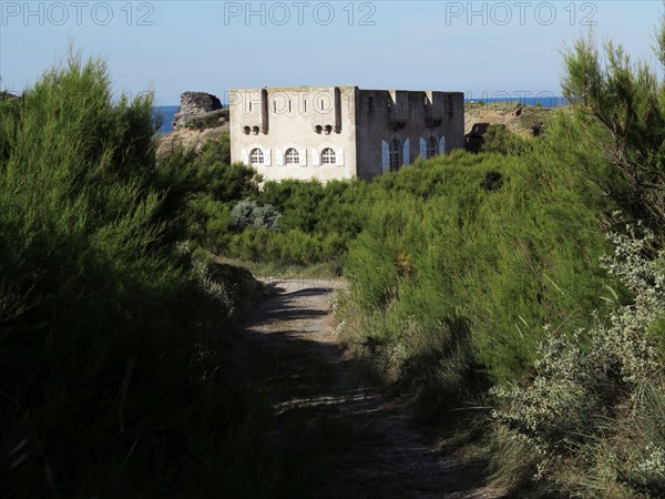 The Fort of Sarah Bernhardt in Belle-Ile, Brittany (Bretagne)