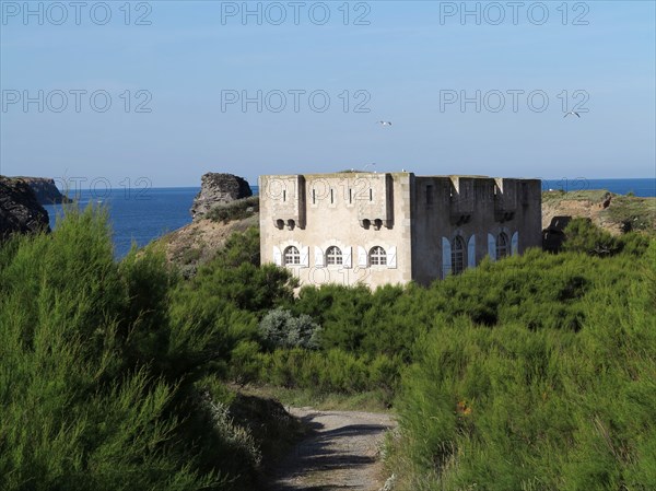 The Fort of Sarah Bernhardt in Belle-Ile, Brittany (Bretagne)