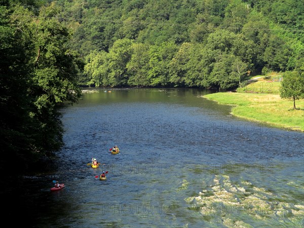 Canoeing on the Dordogne River