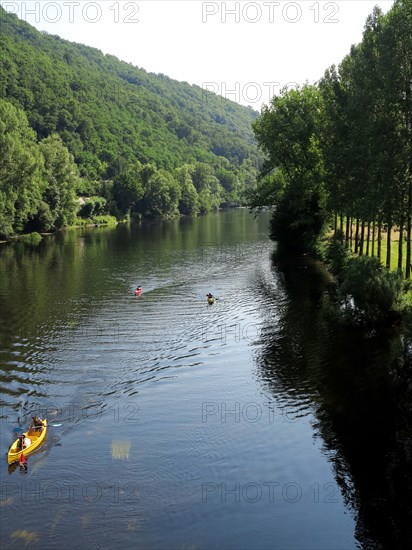 Canoeing on the Dordogne River