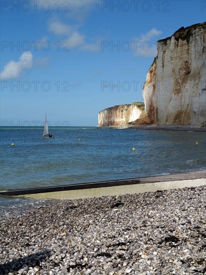 Plage de Grandes-Dalles (Seine-Maritime)